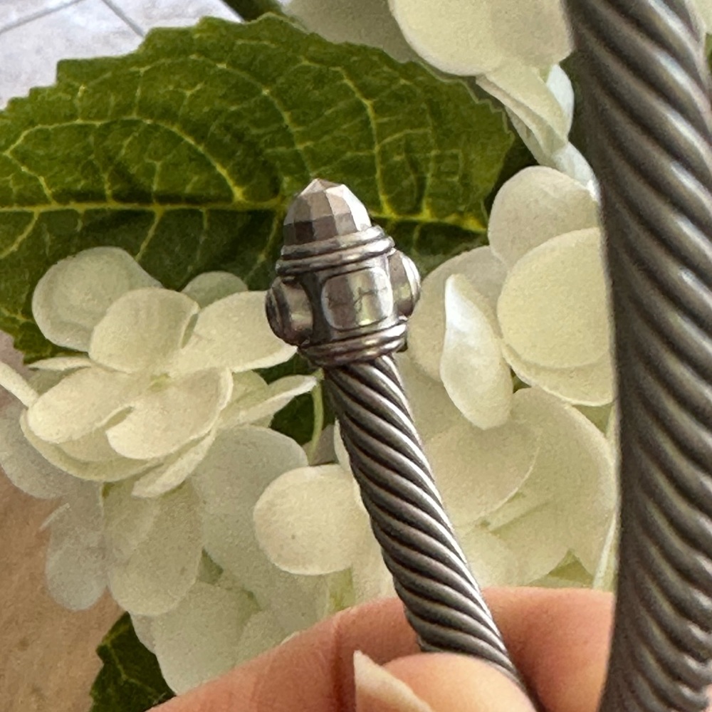 David yurman aluminum bracelet gray - Picture 6 of 6